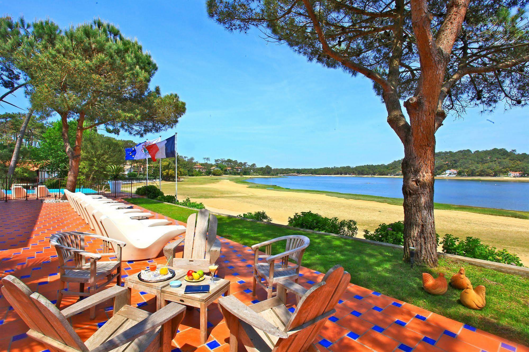 Hotel Les Hortensias Du Lac Soorts-Hossegor Exterior foto
